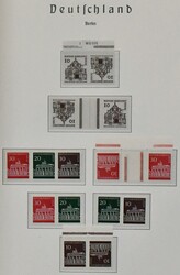 Bund/Berlin, Zusammendrucke aus Markenheftchen, postfr. Slg. mit u.a. ...