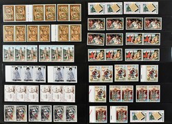 Andorra, spanische Post, 1963/1983, postfrische Zusammenstellung mit ...