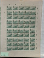 Alle Welt, Partie postfrische Bogen und Bogenteile in zwei ...