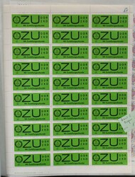 Alle Welt, Partie postfrische Bogen und Bogenteile in zwei ...