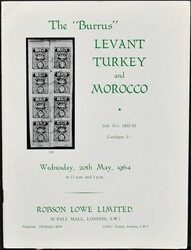 Burrus, Levante Türkei, Marokko, R. Lowe 1964, neuwertig mit ...