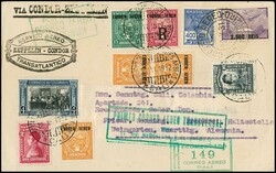 3. SAF 1931, Brief Brasilianische Post nach Friedrichshafen, von dort ...