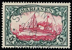 3 und 5 Mk. Kaiseryacht je tadellos gestempelt, letztere besonders ...