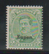 Eupen, 5 C. in guter Type IIA ungebraucht, sowie 50 C. in Zähnung C ...