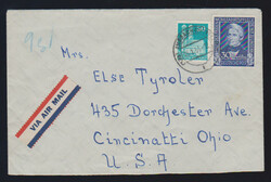 30 + 15 Pfg. Wohlfahrt vom Rand als saubere Einzelfrankatur auf ...