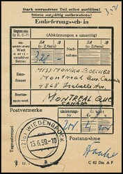 3 DM Heuss I und 50 Pfg. Heuss II rückseitig als "stille ...