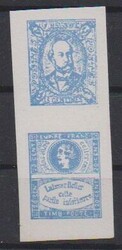 1867, 10 C. rot, orangerot, und 15 C. blau, drei gezähnte Essays zu ...