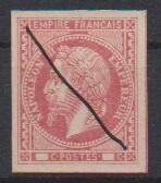 1867, Napoleon III., schwarz, blau, rot, drei geschnittene Essays ...