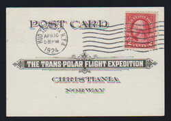 Polarpost, drei frühe USA-Belege: 1924 ...