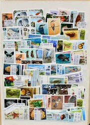 Europa/Übersee, dreibändige alte Sammlung in untersch. Erhaltung, ...