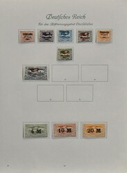 Oberschlesien, ungebr. Slg. ab Nr. 1/12, mit viermal Nr. 10F, alle ...