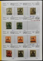 Saargebiet, 1920-1934, oft hochwertig besetzte, meist gestempelte Slg ...