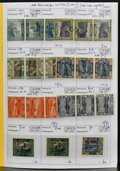 Saargebiet, 1921-34, postfr. bzw. ungebrauchte Slg. inkl. sechs ...