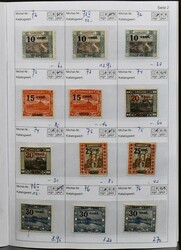 Saargebiet, 1921-34, postfr. bzw. ungebrauchte Slg. inkl. sechs ...