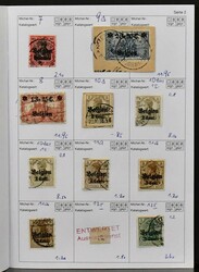 Belgien, gest. Sammlungsteil, teils spezialisiert, mit Nr. 6-9, ab Nr ...