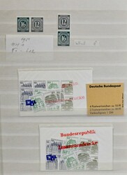 Bund/Berlin, postfr. Slg. Zusammendrucke, dabei Berlin ab ...