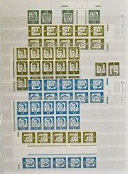 Bund/Berlin, postfr. Slg. Zusammendrucke, dabei Berlin ab ...