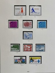 Norwegen, 1975-2000, postfrische, nahezu kpl. Slg. in zwei ...