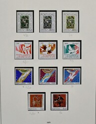 Portugal, 1975-2000, postfrische, kpl. bis überkpl. Slg. in drei ...