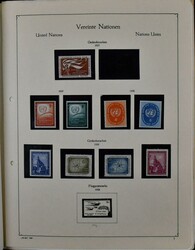 Vereinte Nationen, New York, 1951/88, postfr. Slg., ab 1960 kpl., im ...