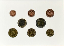 Monaco, KMS 2002 unzirkuliert im Folder nebst Cent-Kurssatz ...