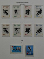 Olympische Spiele 1972, postfr. Slg. mit nur europäischen Ausgaben, ...
