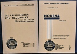 Alt-Italien, die Fälschungs-Monographien von Stiedl/Billig aus den ...