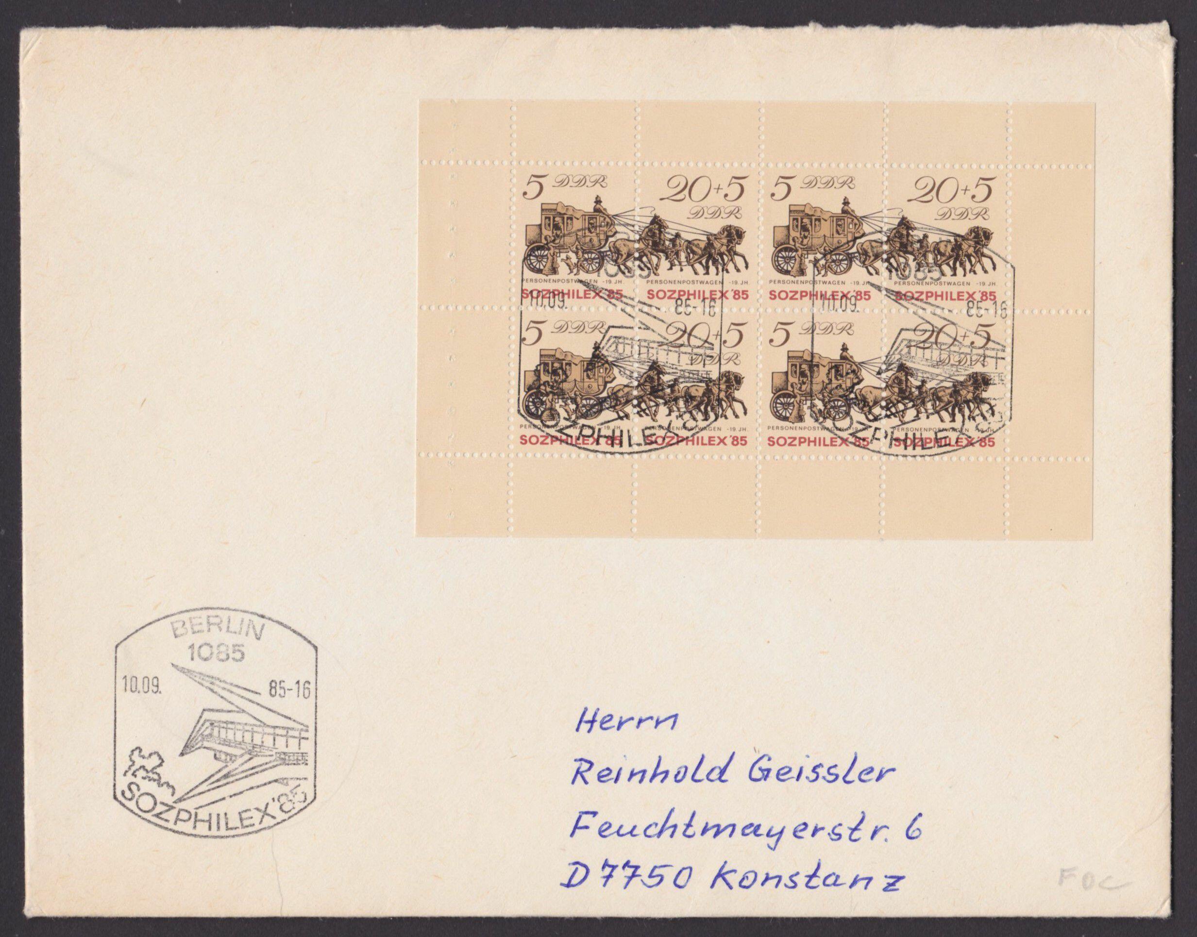 MHBl. 18 "Sozphilex 85", pass. EsstAutomatically generated ...