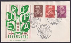 572/4 "Europa", 1957, pass. Brief, ESSt