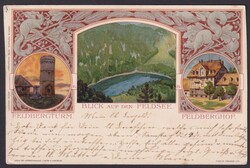 "Feldberg", Farblitho, 1897 gelaufen