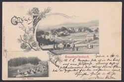 "Großbreitenbach", 1903 mit FahnenstempelAutomatically generated ...