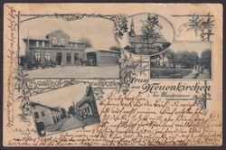 "Neuenkirchen", Gasthof zur Post, 1897 gelaufen