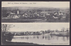 "Nittenau", Bergham, bay. Wald, 1919 mit Bahnpost