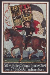 "Nürnberg", Sängerbundesfest 1912, farbig