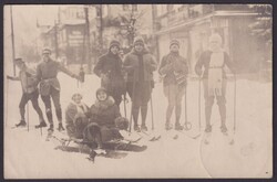 "Oberhof", Fotokarte mit Skifahrern, 1923 gelaufenAutomatically ...