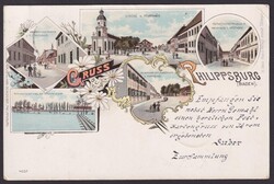 "Philippsburg", Farblitho, 1897 gelaufen