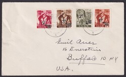 229/0, 232/3, MiF, Brief der Versandstelle in die USA, Stempel 19.11 ...