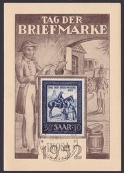 316 "Tag der Briefmarke", pass. Maximumkarte, EsstAutomatically ...