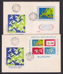 Block 124/5 "Europa"-Mitläufer, 1975, sehr kl. Auflage!