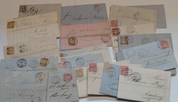 aus 20/30 "sitz.Helvetia", 25 Belege, viel Firmenbedarf, alles ...