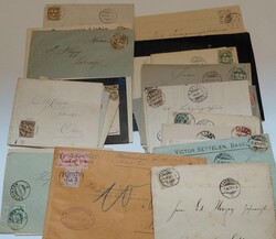 aus 50/7 "Ziffern", 33 Belege mit EF, alle FaserpapierAutomatically ...