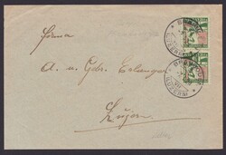 223, MeF, Ortsbrief "Luzern", seltener Stempel ...