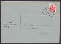 301, Bedarfsbrief, seltener Ra "Zofingen", 10.3.46Automatically ...
