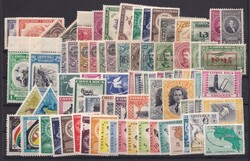 Costa Rica: 78 Werte bis 60er, div. kplt. Ausgaben, alte mit ...