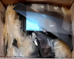 Hawid: Schachtel mit ca. 500 gr. Zuschnitte, gut zu ...