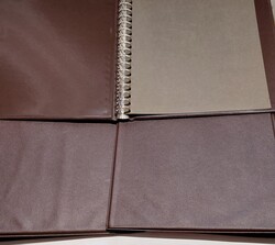 Lindner: 3 dunkelbraune Ringbinder altes SystemAutomatically ...