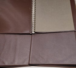 Lindner: 3 dunkelbraune Ringbinder altes SystemAutomatically ...