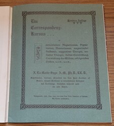 "Correspondenz-Kursus", 1900, New York, selten!Automatically ...