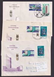1932 F44, 2120 F17, 3 pass. FDC "Leipziger Messe", ca. 240,- ...