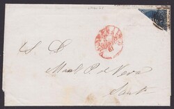 10 c, Halbierung, dek. Bedarfsbrief, selten!Automatically generated ...